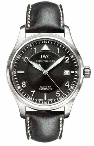 IWC Pilot's Watch Mark XV Spitfire Stainless Steel / Black / Strap IW3253-11 (3253-11, IW325311)